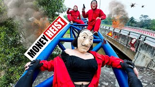 Parkour Money Heist Season 5 Escape From Police Chase Gold Rush Full Story Action Pov