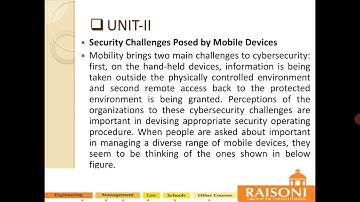 CS- Cyber Security-BE CSE-IT-Security Challenges Posed by Mobile Devices