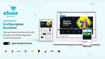 eShop - Ecommerce Store PHP Script Download || How to Make eCommerce Website in hindi
