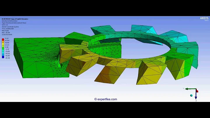 ANSYS WB Explicit Dynamics FEA - Simulation of machining by milling (trial)