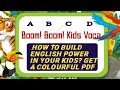 How to build english power in your kids get a colourful pdf