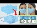 DIY FACE MASK 😷 TO PROTECT FROM VIRUS STEP BY STEP TUTORIAL WITH MEASUREMENTS 👍