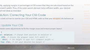 How to Fix Margin Issues with Your wrapper in CSS