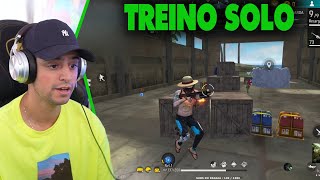 CORINGA JOGANDO SOLO RANQUEADA NO FREE FIRE EMULADOR