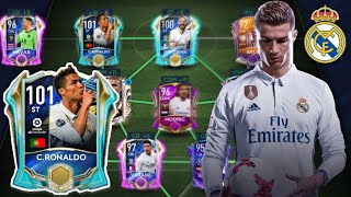 INCREDIBLE PAST & PRESENT REAL MADRID SQUAD BUILDER IN FIFA MOBILE 21! RMA SQUAD | FIFA MOBILE 21