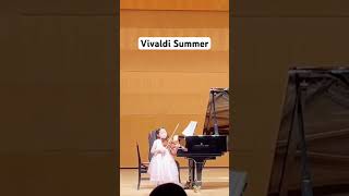 Vivaldi Summer 3rd mov. 7-year old   violin ヴィヴァルディ 四季 夏 ヴァイオリン  小1