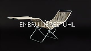 Bequem, robust und klappbar | Spaghetti-Liegestuhl von Embru | Mooris.com