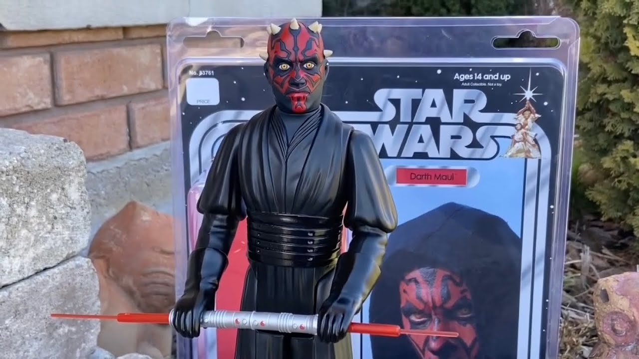 New Star Wars celebration Darth Maul Retro 12 inch action figure