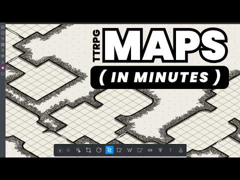 Make dungeon maps FAST | Dungeon Scrawl Beginner Tutorial
