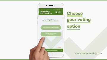 How to vote using your mobile at the Iberdrola’s 2018 General Shareholder’s Meeting