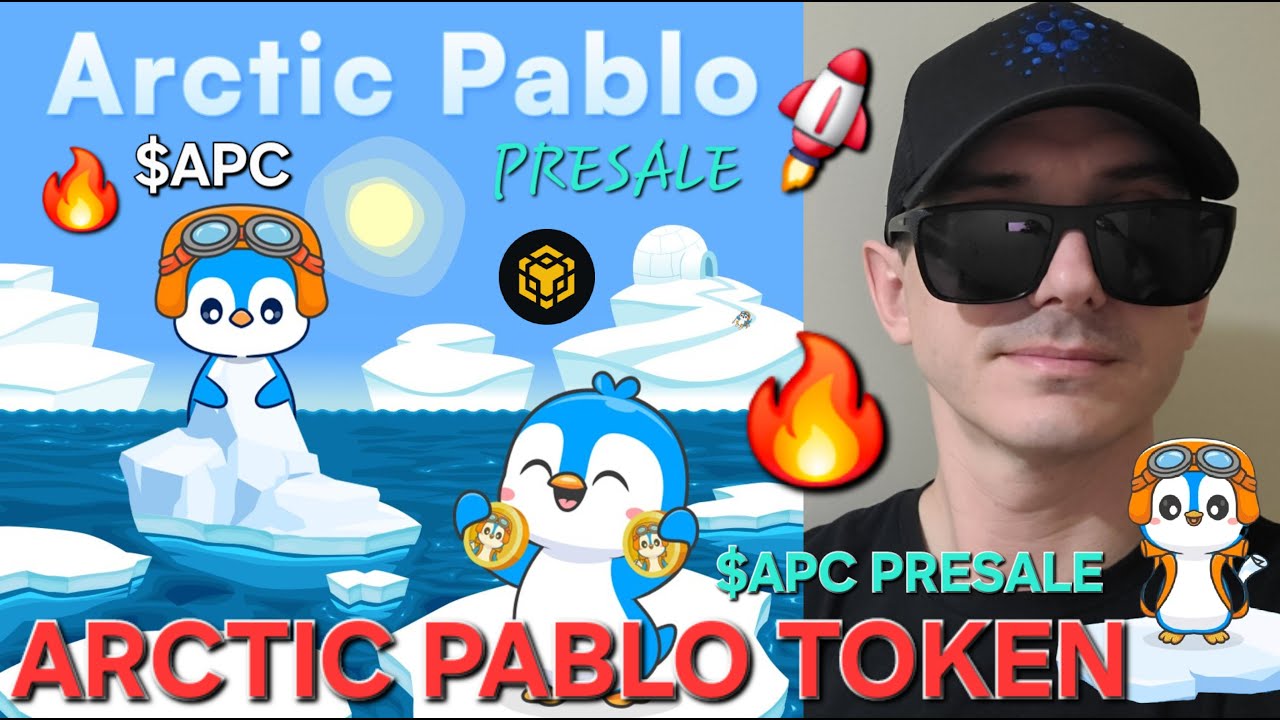 $APC - ARCTIC PABLO TOKEN PRESALE CRYPTO COIN HOW TO BUY APC BNB BSC  BLOCKCHAIN ICO MEMECOIN ETH USD