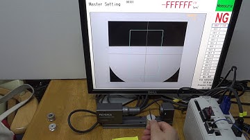 test Keyence TM-3000 High-speed 2D Optical Micrometer with 3mm drill shaft