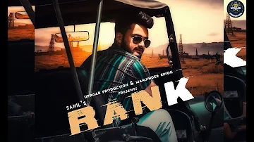 Rank | Sahil (Full HD)| Ellie | Latest Punjabi Song 2019 | Uproar Production
