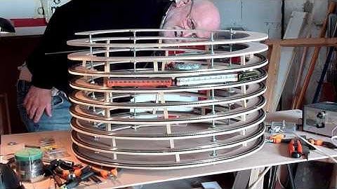 Helix Train Layout N scale