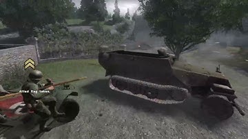 Call of Duty 3 Multiplayer Gameplay - CTF on Merville