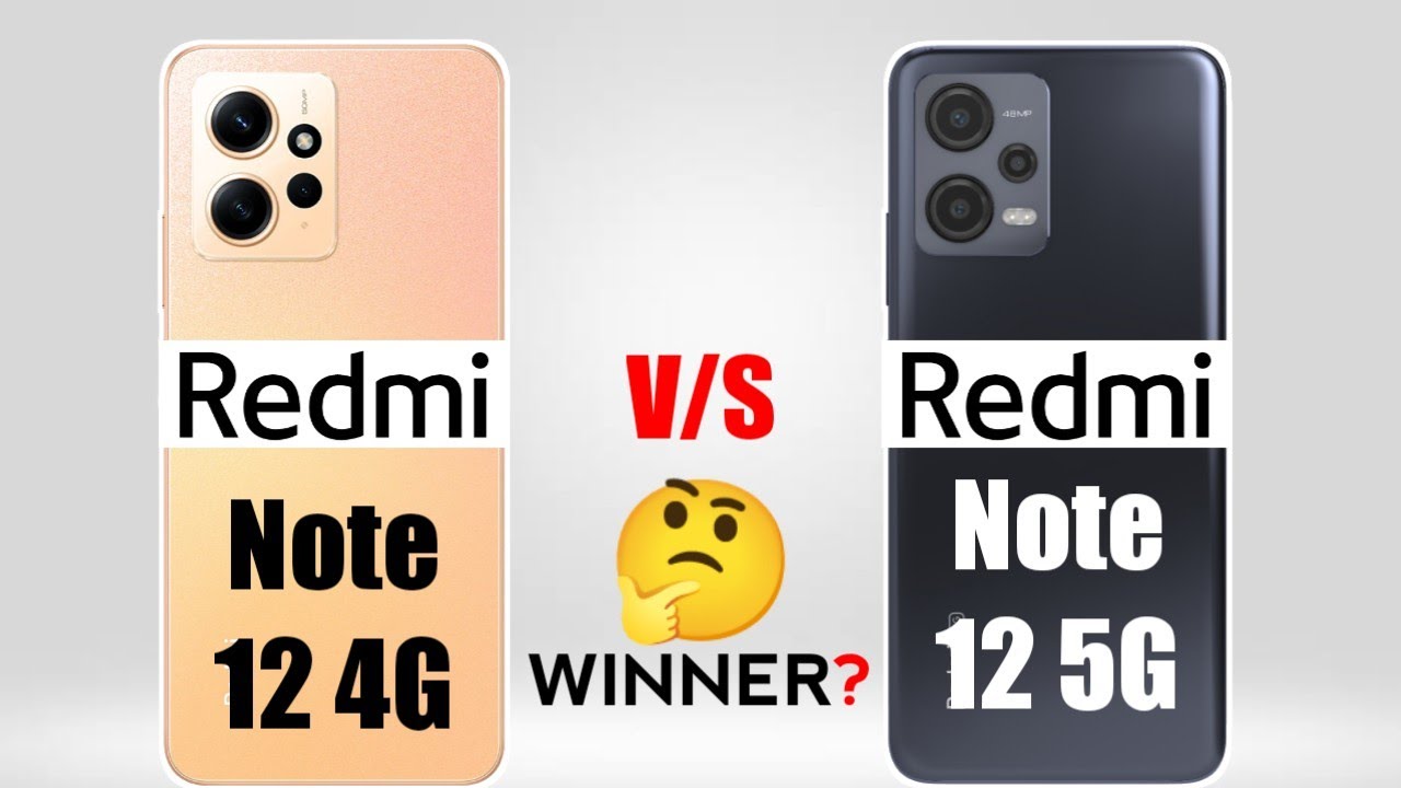 Redmi Note 12 4G vs Redmi Note 12 5G : Winner 🤨🔥 