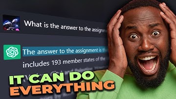 ChatGPT AI does my Homework. Here