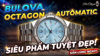 Bulova Octagon bát giác automatic new fullbox