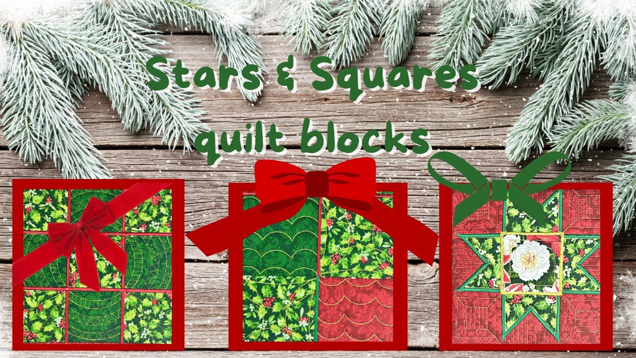 OML Embroidery Live! - Stars & Squares Quilt Blocks