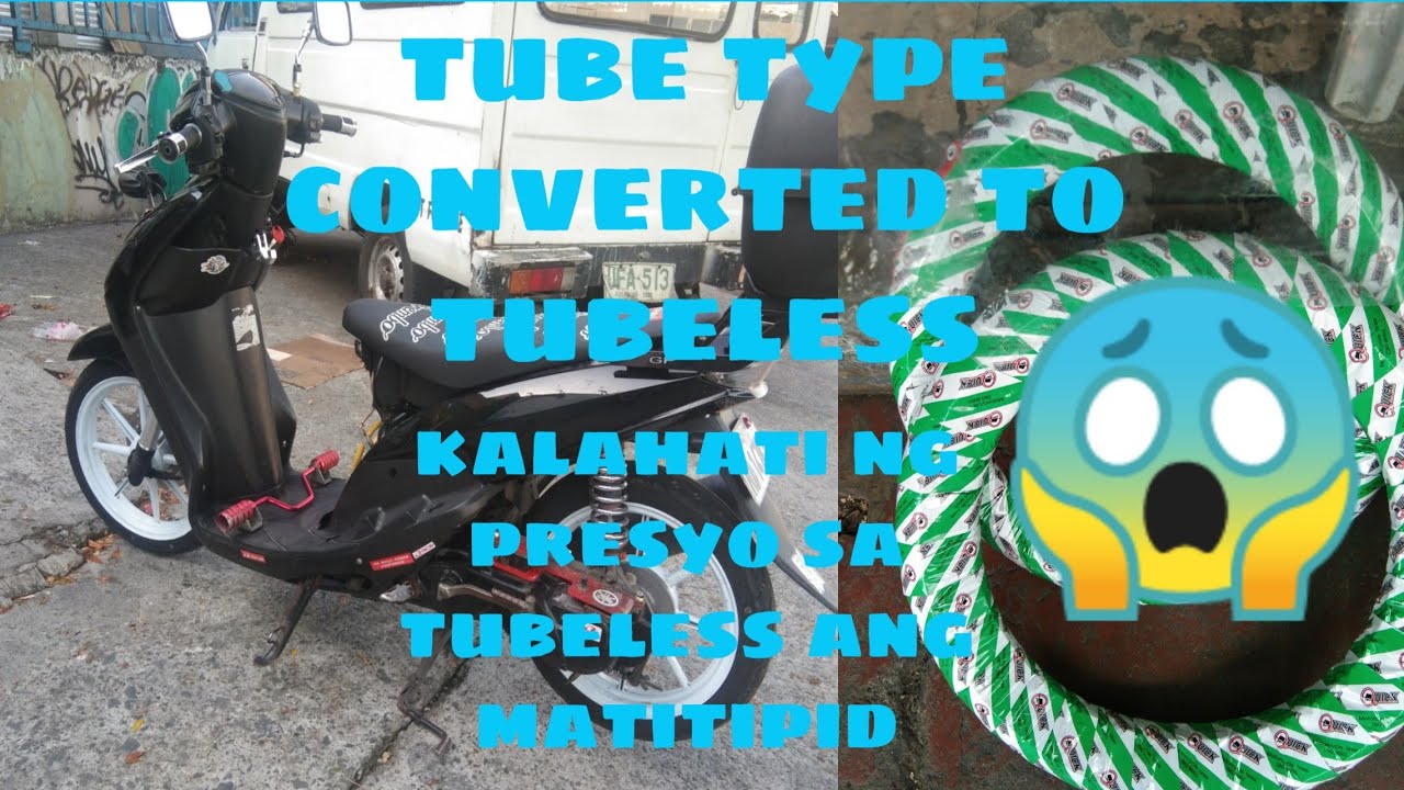 QUICK TIRE FOR MY MIO SPORTY TUBE TYPE CONVERTED TO TUBELESS 10TH