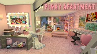 The Sims 4 | Pinky Apartment 💕(Pastel Pop Kit) | Stop Motion | No CC