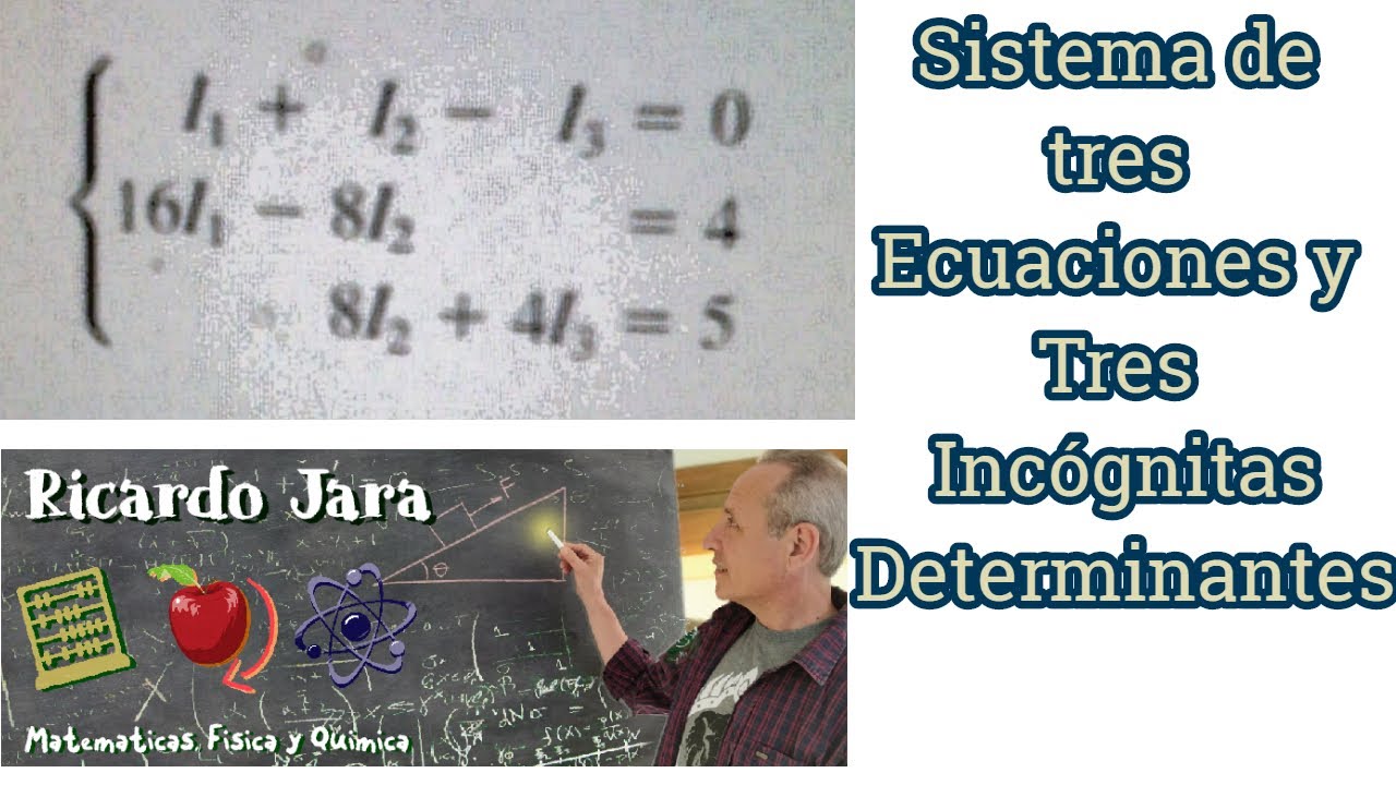Sistema de 3 Ecuaciones con 3 Incógnitas Determinantes