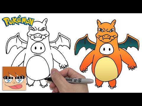 How To Draw Fall Guys | Pokemon Fall Guys Skin | Charizard