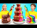 Chocolate Fountain Fondue Challenge | Edible Battle by Bubba DO Challenge