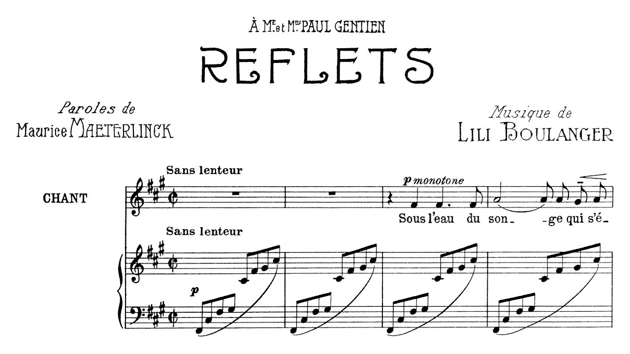 Lili Boulanger - Reflets (1911)