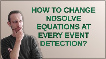 How to change NDSolve equations at every Event detection?