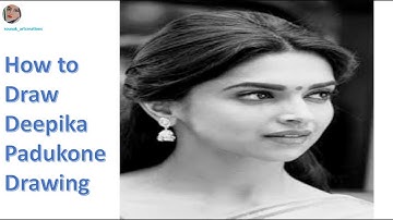 How to draw Deepika Padukone Step By Step Easy Tutorial