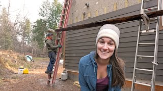 Things Are Getting SKETCHY Around Here! Siding Our Off Grid Home