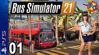 Let's Play Bus Simulator 21 PS5 | Console Gameplay Episode 1: Getting Started (P+J) screenshot 5