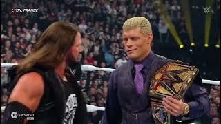 'IL EST VRAIMENT PHÉNOMÉNAL' WWE FANS CHANTS SMACKDOWN LYON FRANCE 2024/05/03