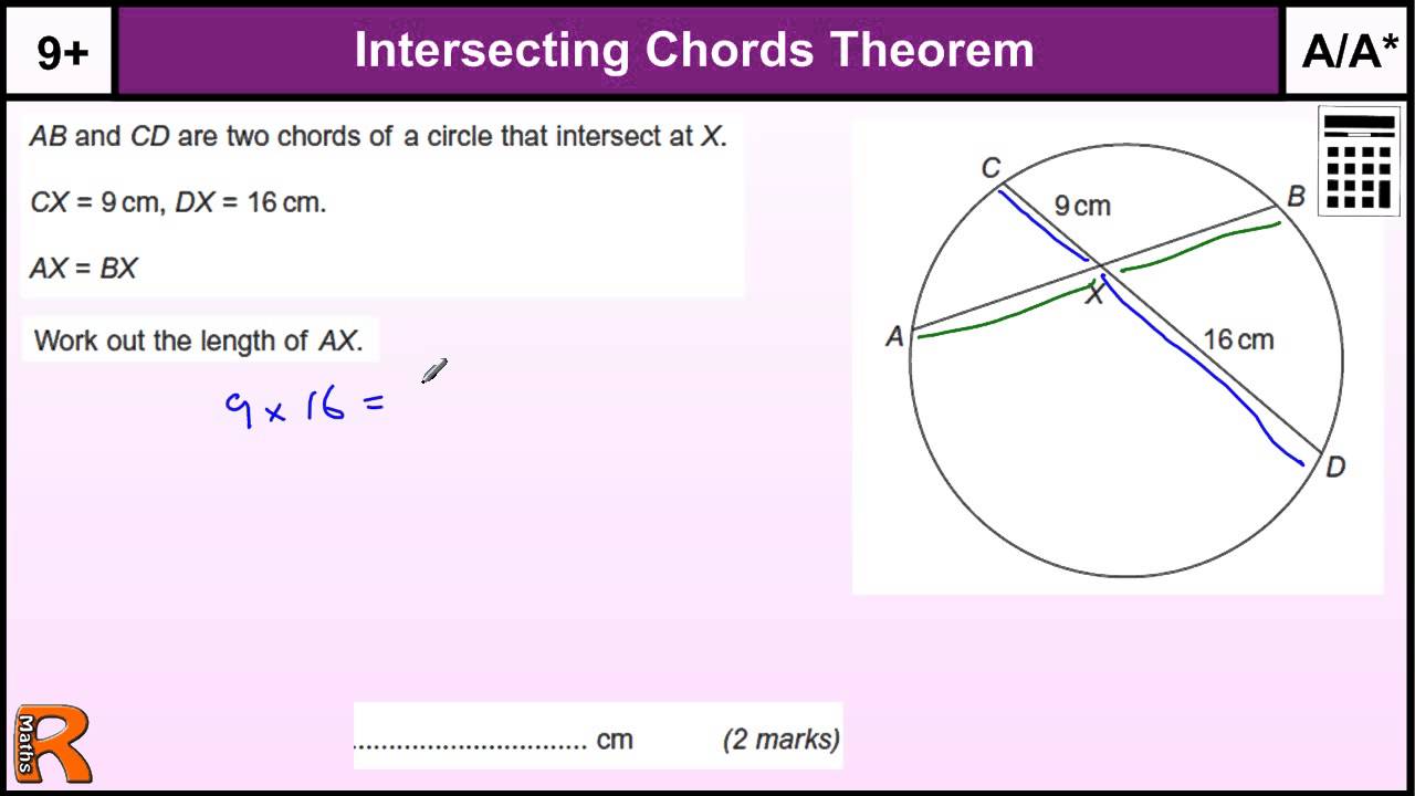 intersecting chords common core geometry homework answers