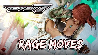 Tekken 7 - All Rage Arts & Drives Moves [NO HUD PS5 4K]