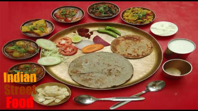 popular gujarati thali - trying eating indian food taste test - gujarati thali cuisine food items | Best indian street food