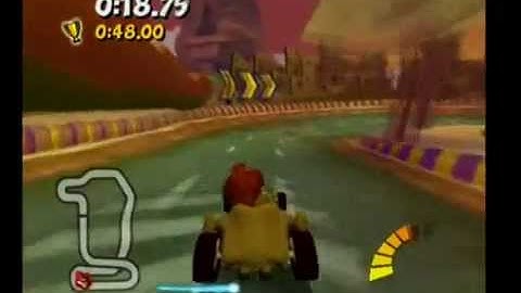 Crash Tag Team Racing [100% Walkthrough] - 27 - Dead Heat Fast Lap