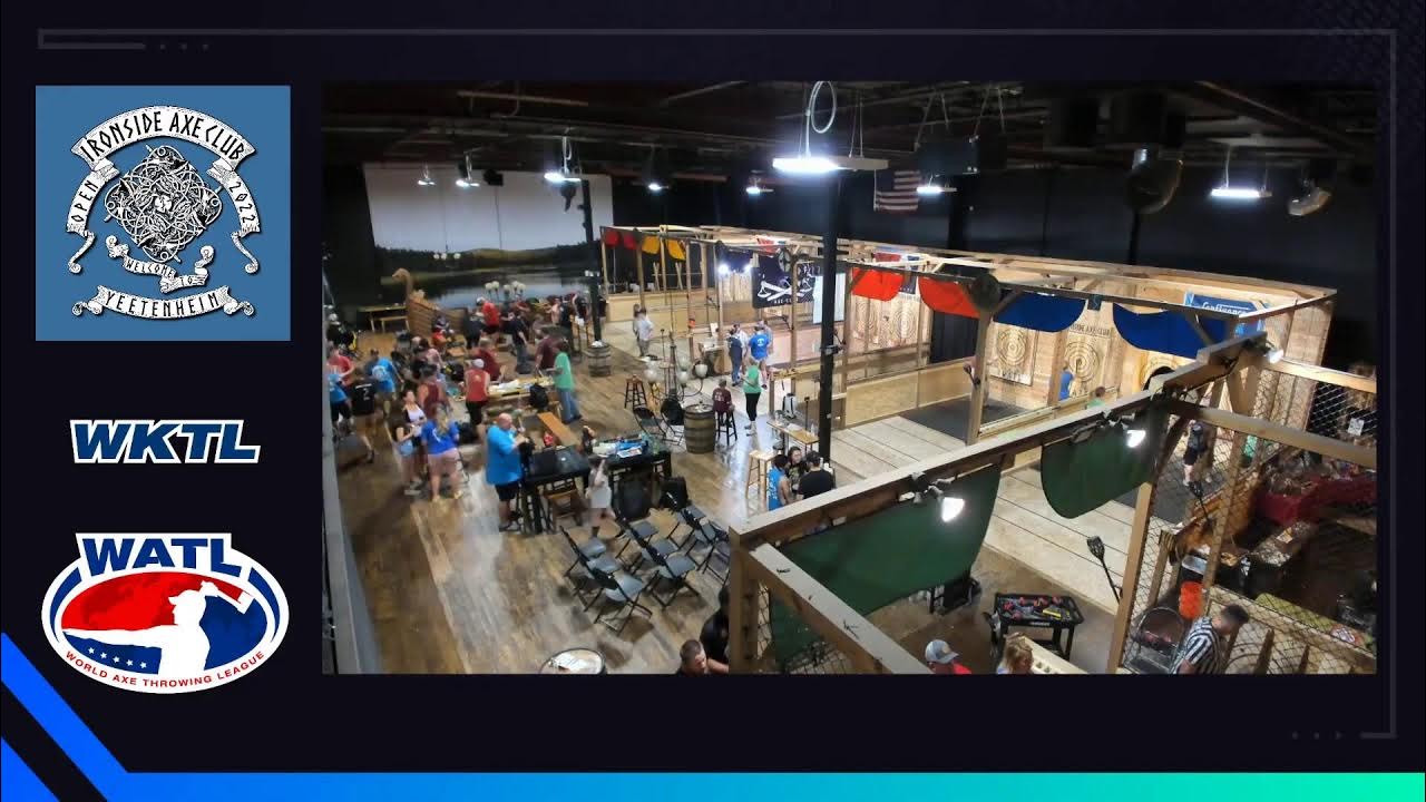 2022 Ironside Open Axe Throwing Competition YouTube
