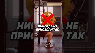 Как правильно делать приседания со штангой 💪🏻