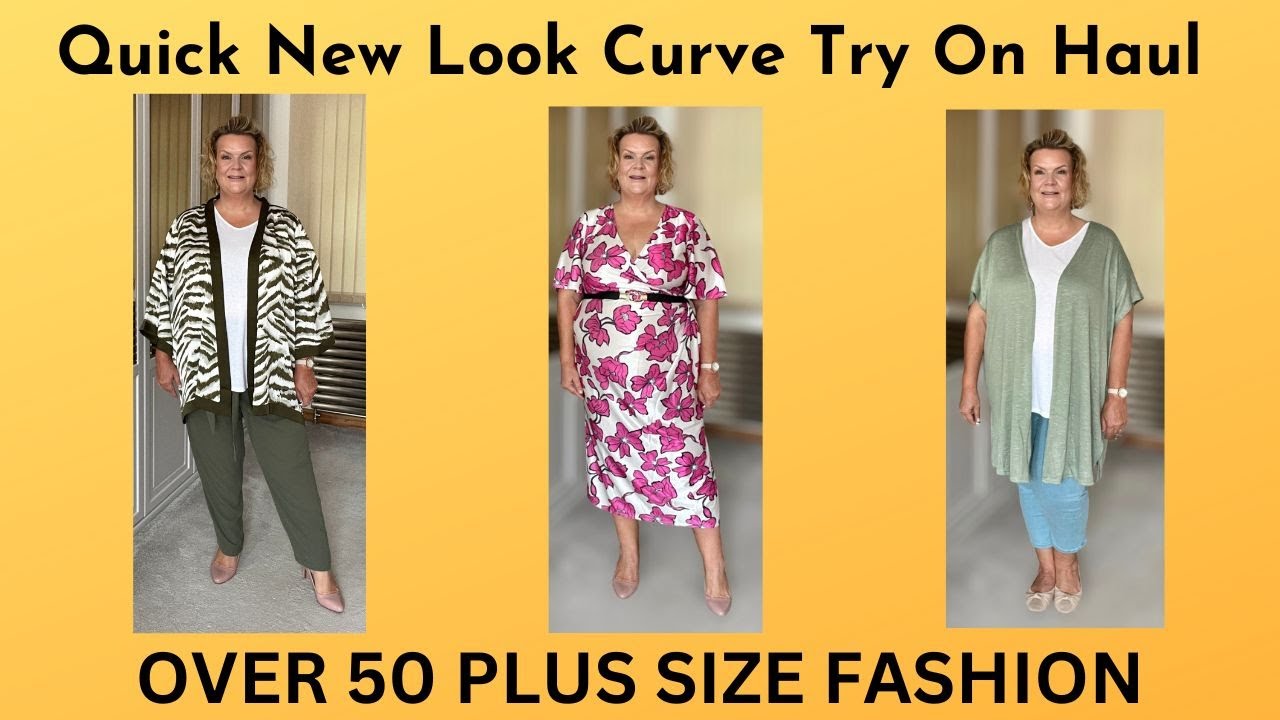 Quick New Look Curves Haul & Try On - Over 50 Plus Size Fashion 