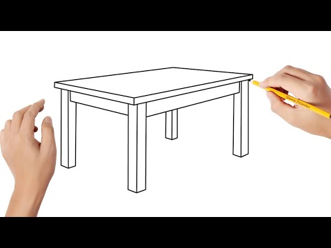 Vídeo: Como Desenhar Uma Mesa