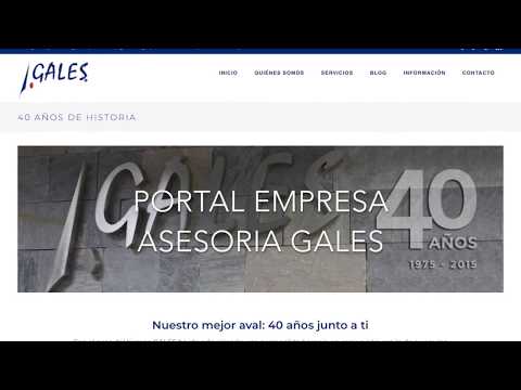 Portal Empresa Asesoría GALES