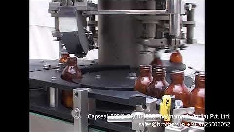 CAPSEAL-80R Rotary Automatic Four Head ROPP Aluminum Bottle Capping Machine