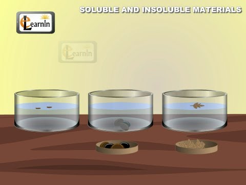 Soluble and insoluble materials - Experiment - Elementary Science