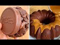 10+ So Yummy CARAMEL Chocolate Cake Decorating Tutorials | Tasty Chocolate Cake By Mr Cakes