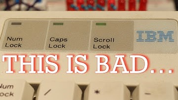 This IBM Model M2 Keyboard from 1993 has issues... Let