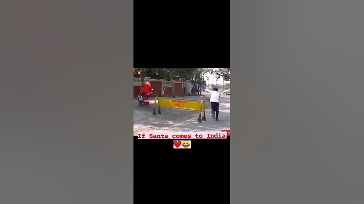 Santa claus Entry In India | Santa Claus Funny Entry In India | Viral Video