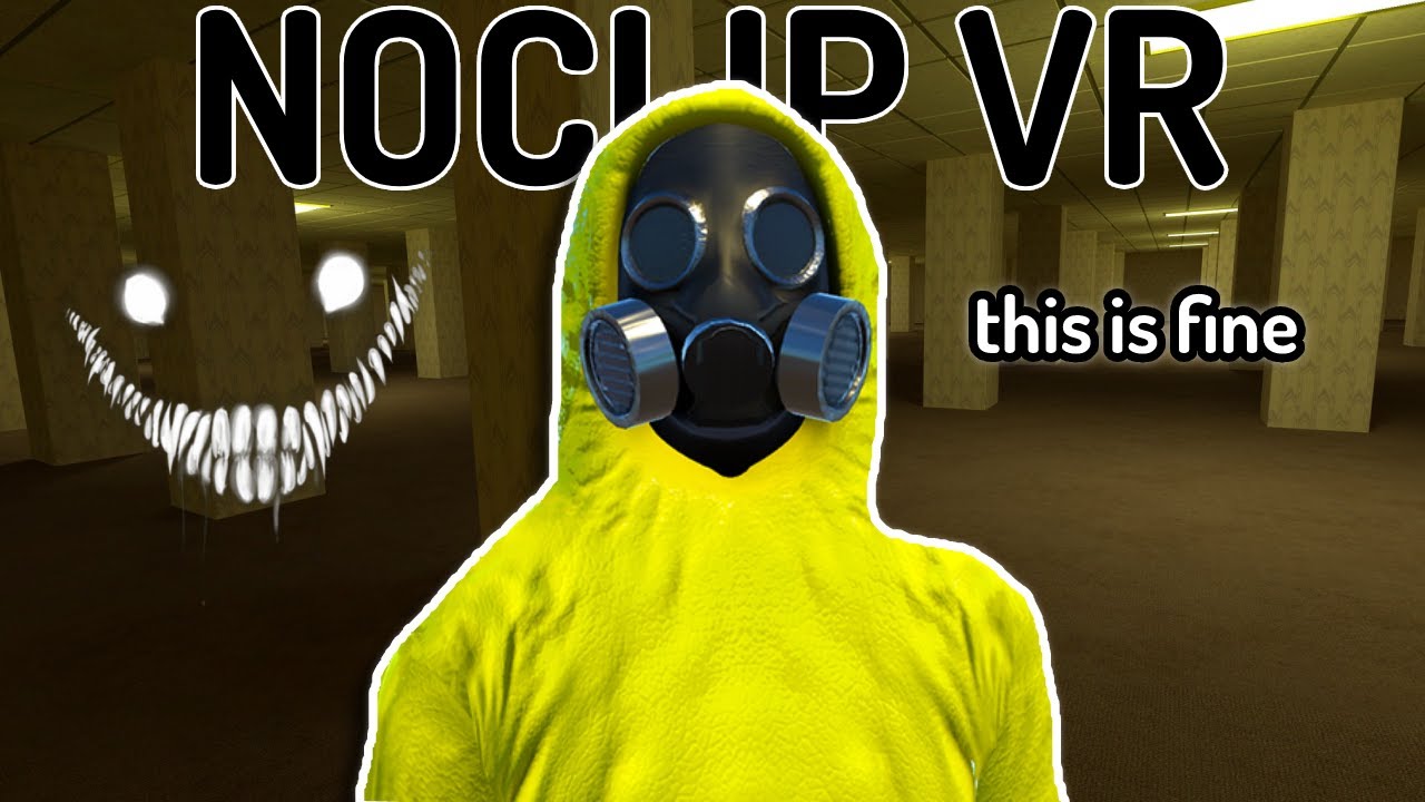 This Backrooms VR game is interesting... (Noclip VR Oculus Quest 2