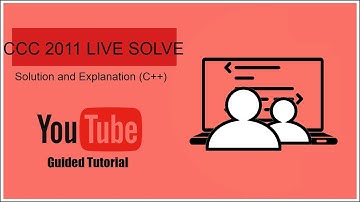 CCC 2011 J1-5  live solve (perfect score)